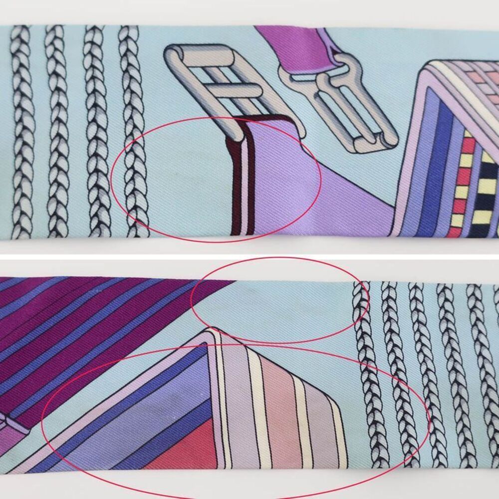 Hermes Zigzag Sangle Sangles EN Zigzag Light Blue… - image 6